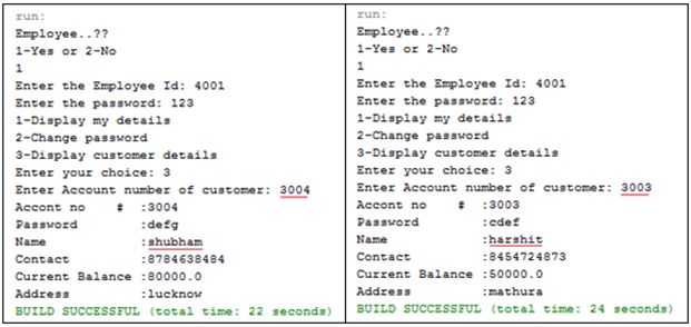 Details of Shubham and Harshit